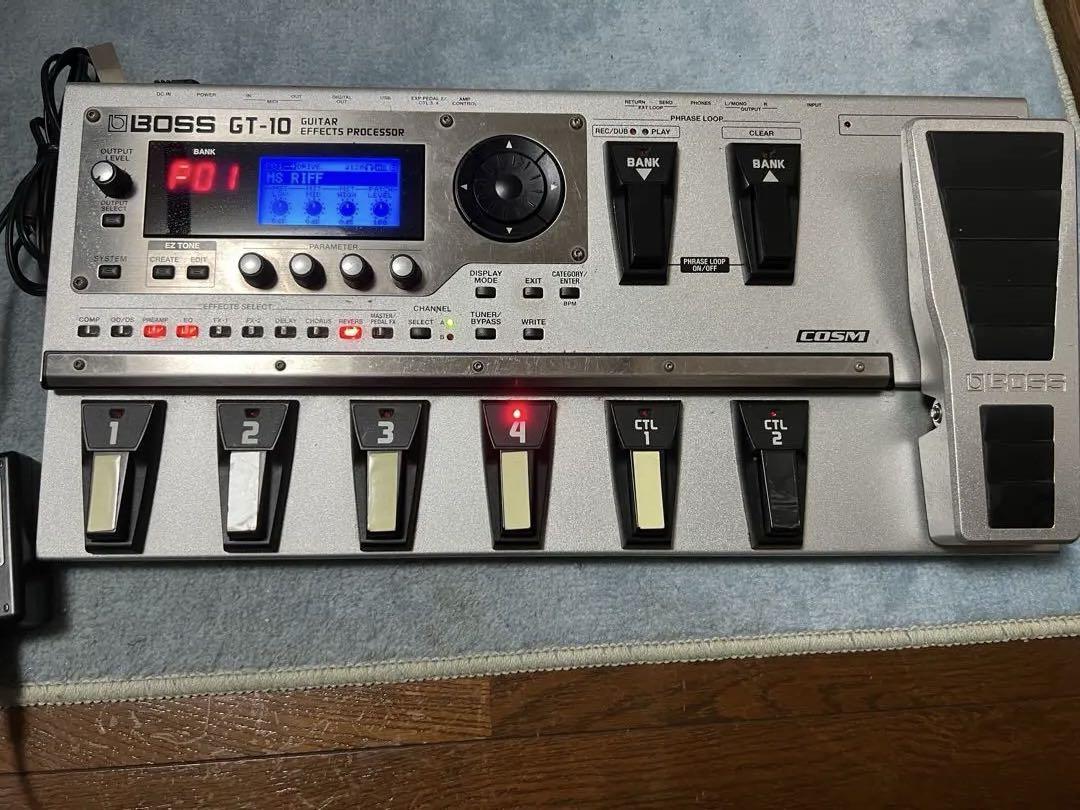 BOSS GT-10 マルチエフェクター アンプ キャビネット シミュレーター BOSS GT-10 マルチエフェクター アンプ キャビネット