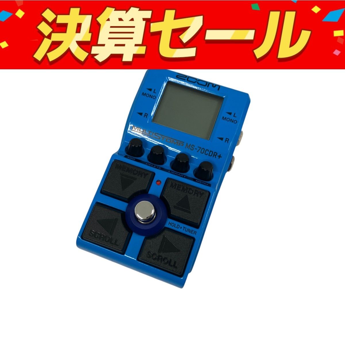 ZOOM MS-70CDR+ MULTISTOMP エフェクター マルチエフェクター