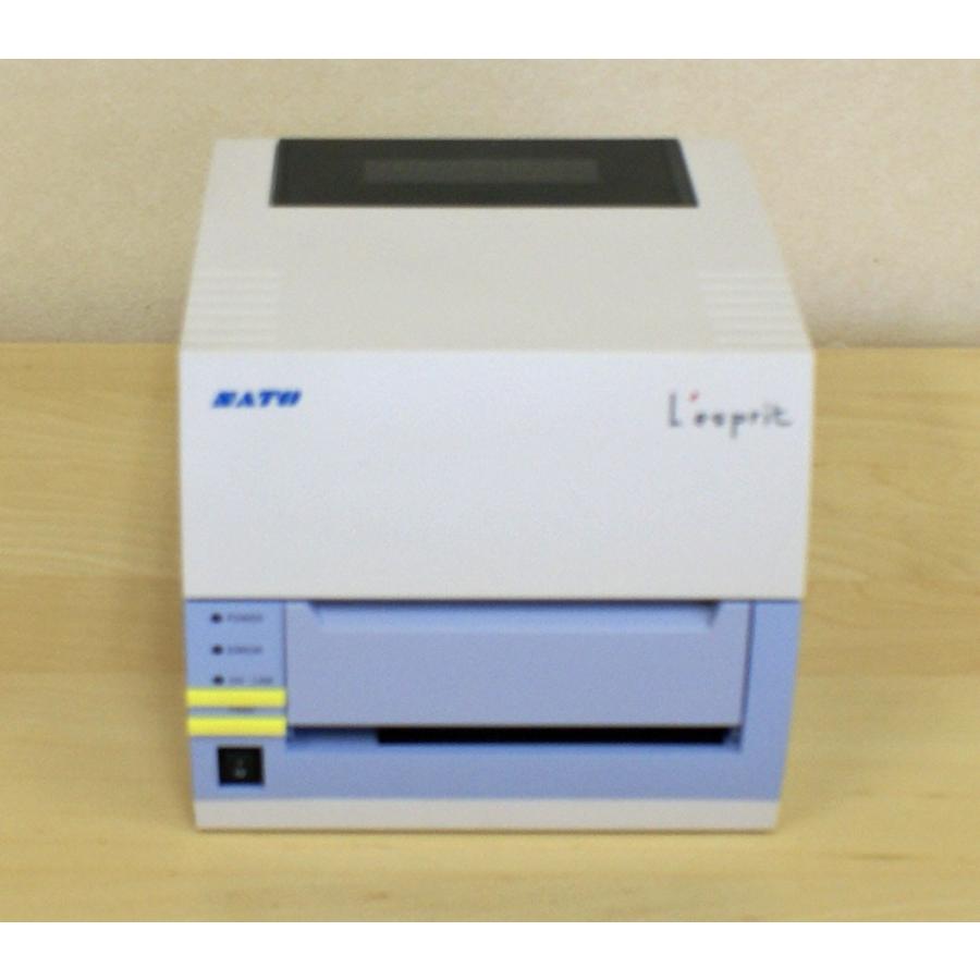 美品バーコードプリンタ　レスプリR412vSTD USB/RS SATO L'esprit(レスプリ) R412v-exSTD 4インチバーコードラベル