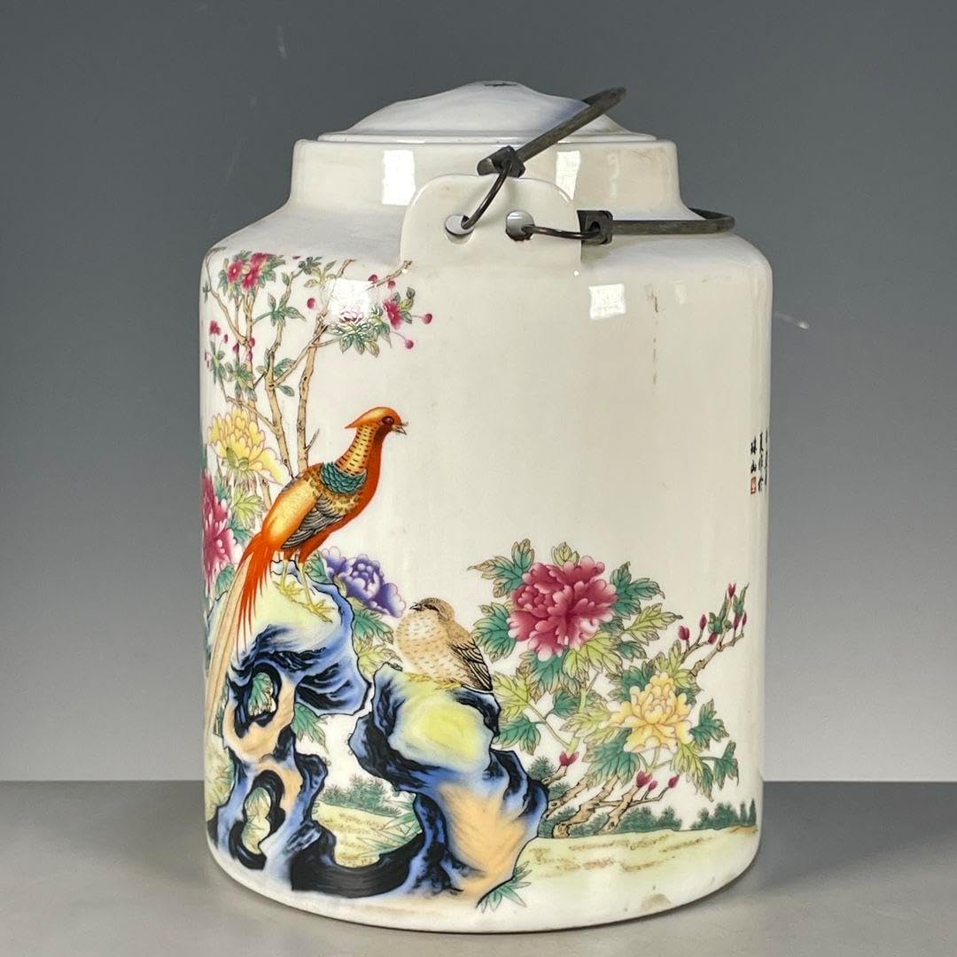 粉彩富貴吉祥図提梁壺 茶壺 茶道具  景徳鎮 陶磁器 装飾品 工芸品美術品 置物 景徳鎮 ?粉彩人物十二金釵図 茶盤 果盤 茶道具 装飾品 工芸品