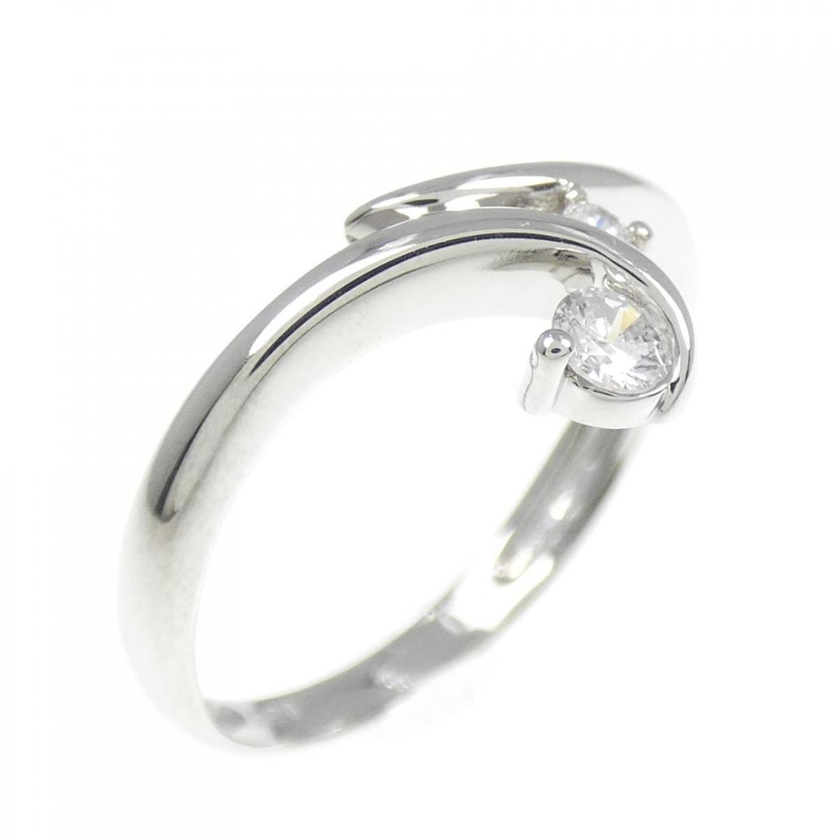 指輪 PT900 ダイヤモンド リング 0.13CT【中古】（ジュエリー