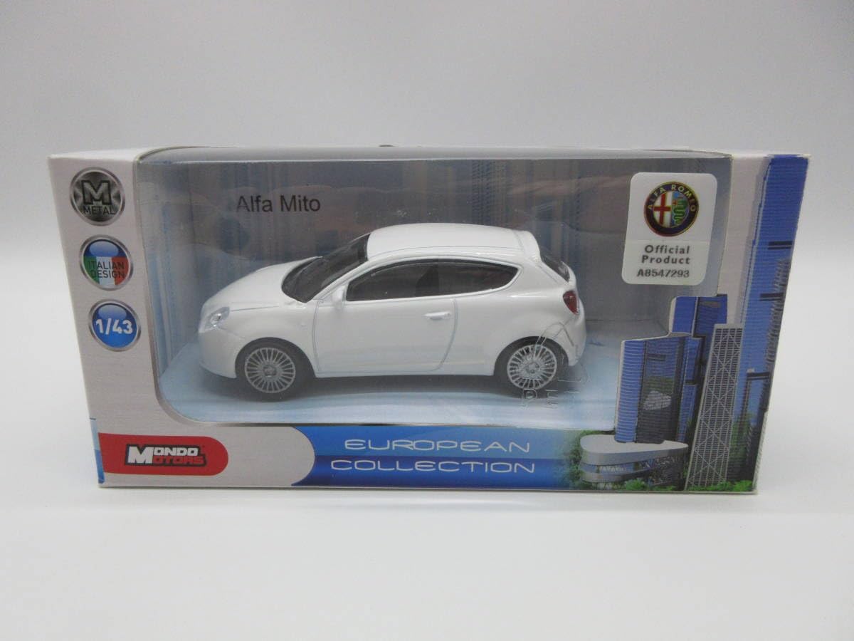 Alfa Romeo BC ミニカー 1/43 ホワイト ディスプレイケース付き 受注生産品】 Alfa Romeo BC ミニカー 1/43 ホワイト