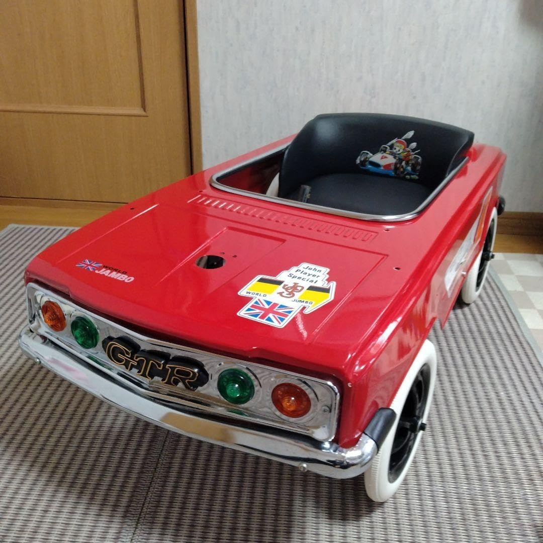 旧車　GTR　ペダルカー　ブリキ大型遊具　昭和レトロ　オブジェ　日本製　新品 旧車 GTR ペダルカー ブリキ大型遊具 レトロ オブジェ 日本製