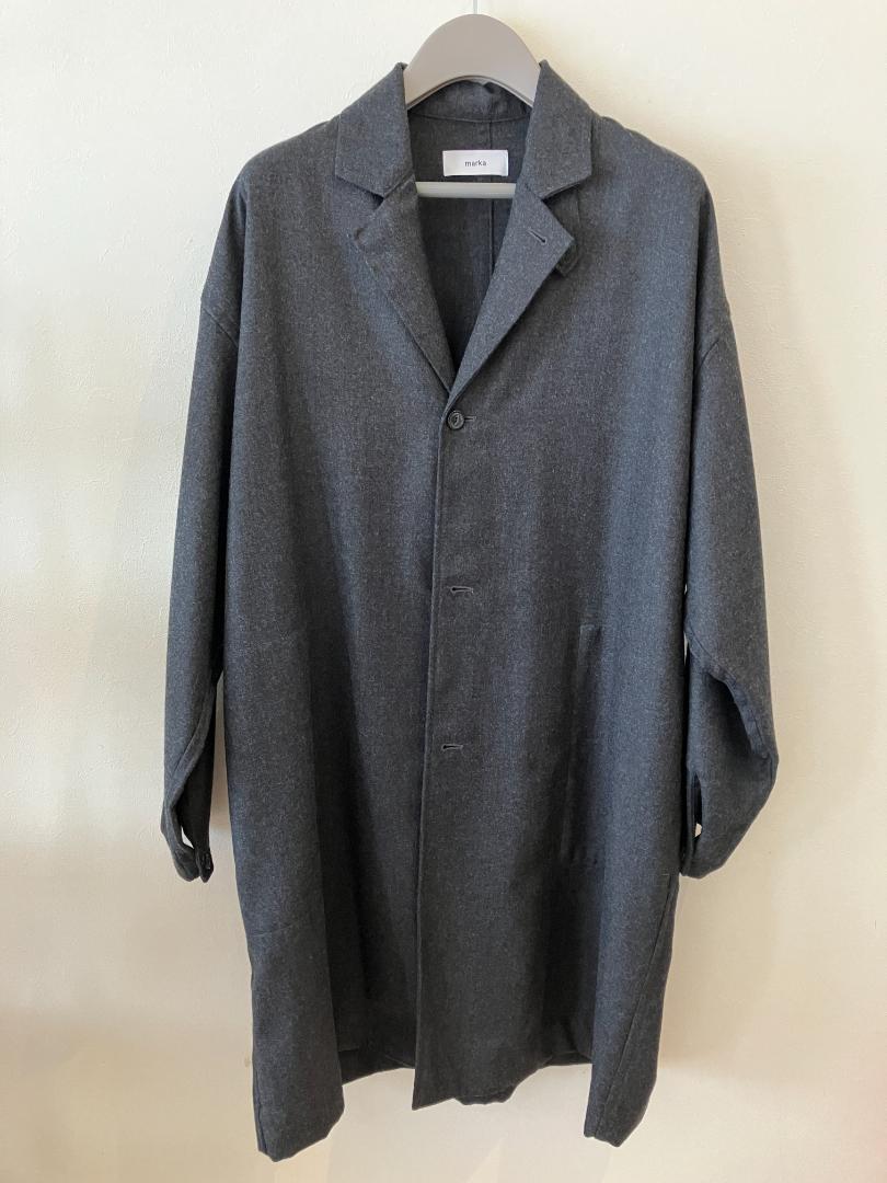 【美品】marka SHIRT COAT サイズ2 M20C-07SH01C SHIRT COAT WOOL SOFT SERGE (M20C-07SH01C) | marka / シャツ