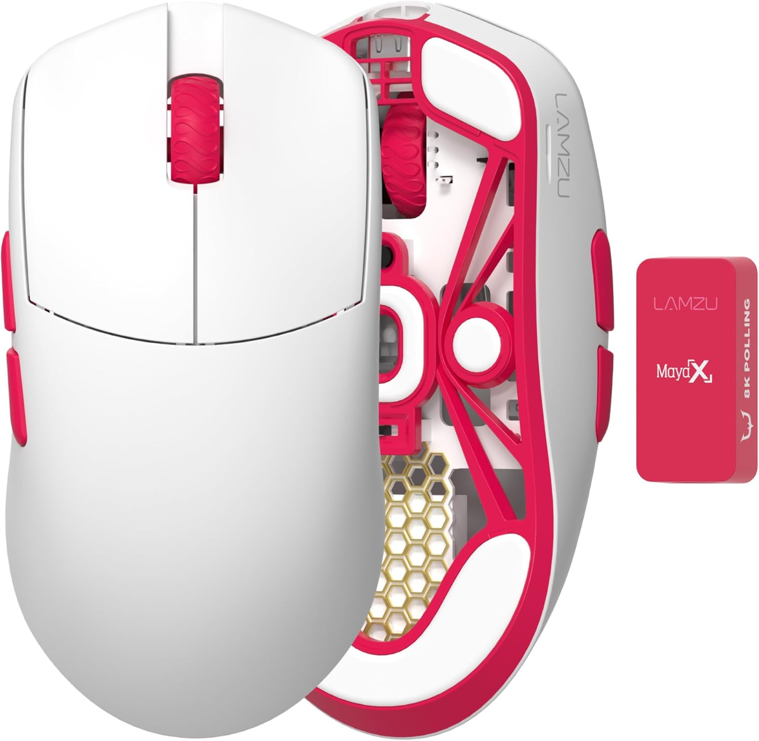 激レア出品！非売品⭐︎ ルミ姉USBマウス LAMZU MAYA X REJECTモデル【8Kドングル入り】 ゲーミングマウス