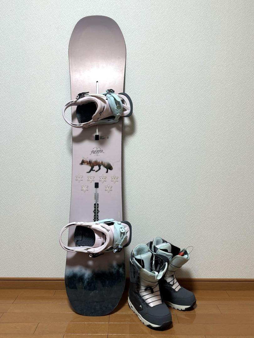 Burton Yeasayer 143cm スノーボードセット Burton Yeasayer 143cm スノーボードセット(Burton | Kids