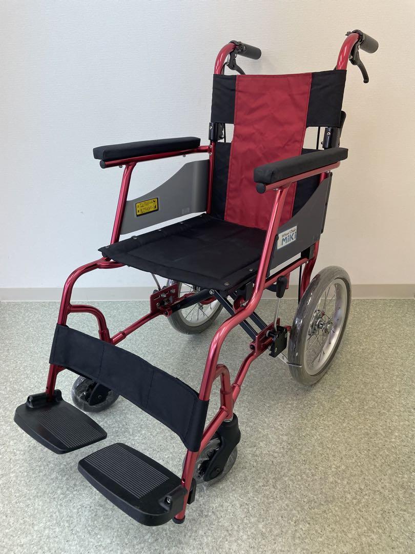車いす：標準 介助型 36幅 ミキ キャリカル ブルー 標準介助用車いす/BAL-R2 | WITH ONLINE SHOP