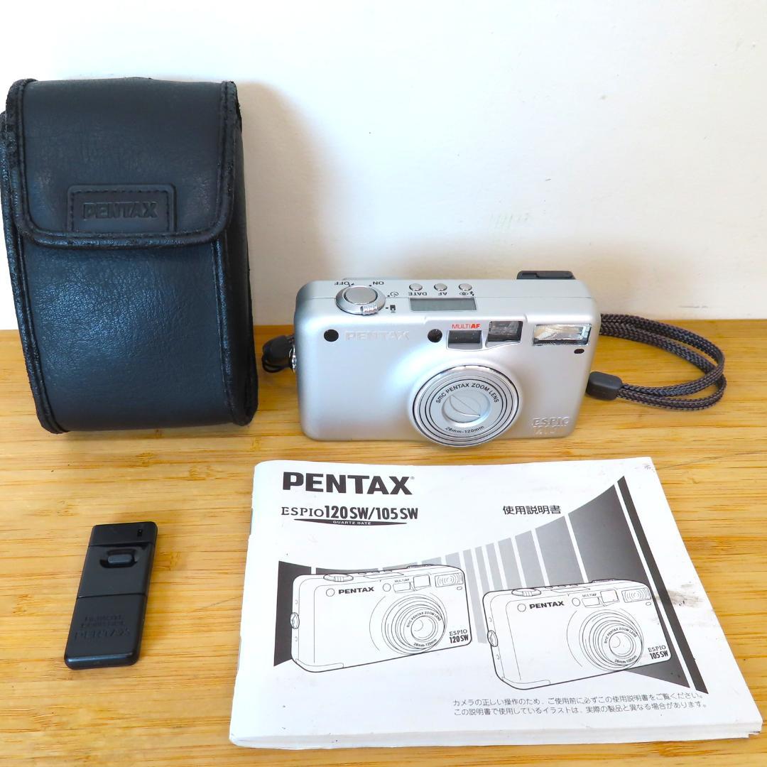 PENTAX ESPIO 120SW コンパクトフィルムカメラ　取説＆ケース付属 PENTAX ESPIO120sw II フィルムカメラ | kaerucameraOnlineshop