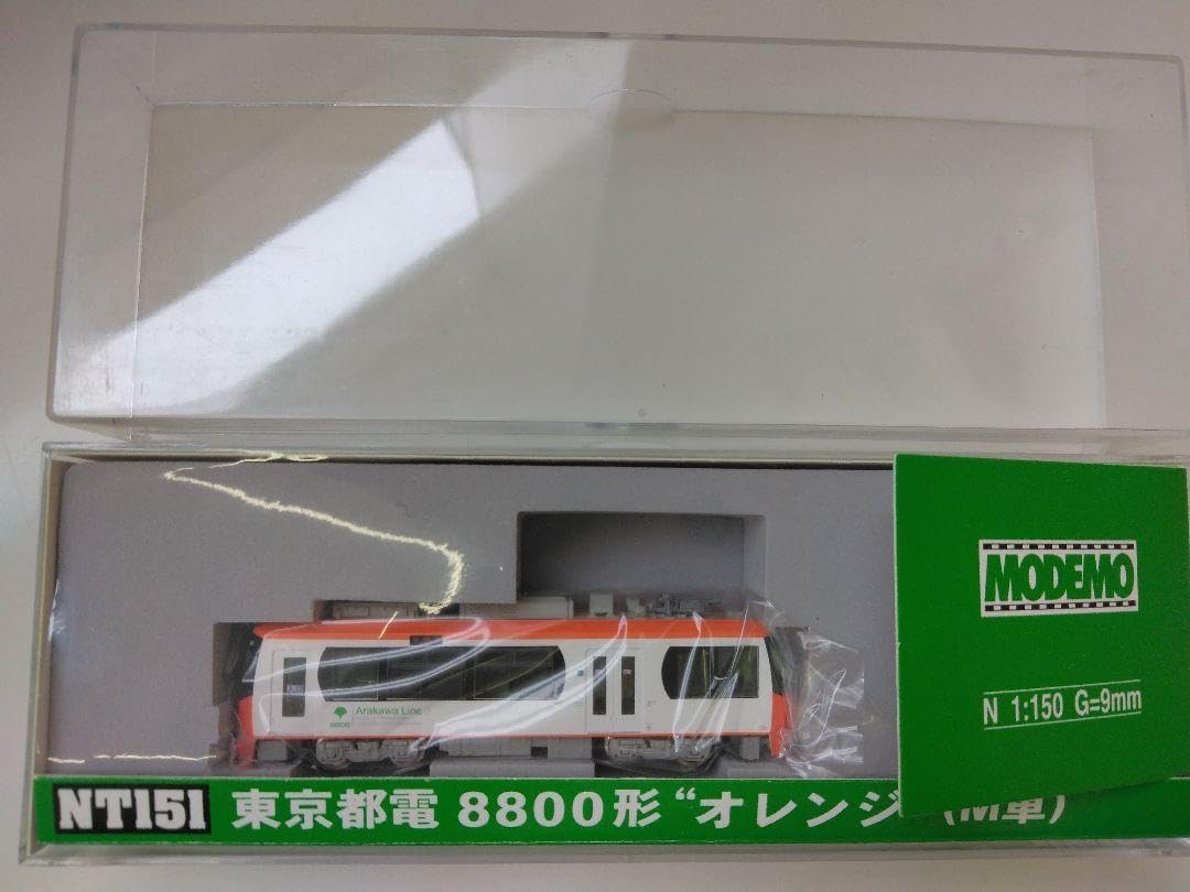走行・ライト・テールランプ良好☆MODEMO NT151 8800形 オレンジ Amazon | Nゲージ ; MODEMO 東京都電 8800形 オレンジ (M車