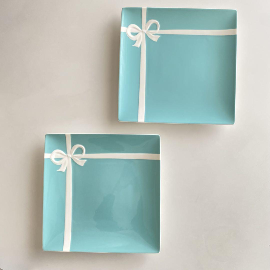 ティファニー　Tiffany プレート　24㎝　2枚セット　ペアプレート 楽天市場】【箱付】TIFFANY＆Co. ティファニー フローラル ペア