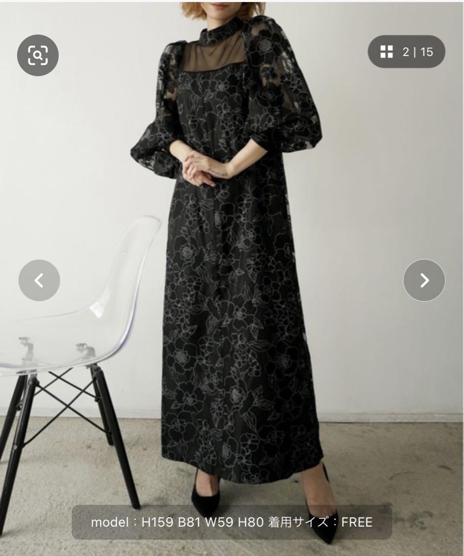 My shawty ✨marion flower lace dress My shawty（ﾏｲｼｬｳﾃｨｰ）の「marion flower lace dress（ドレス