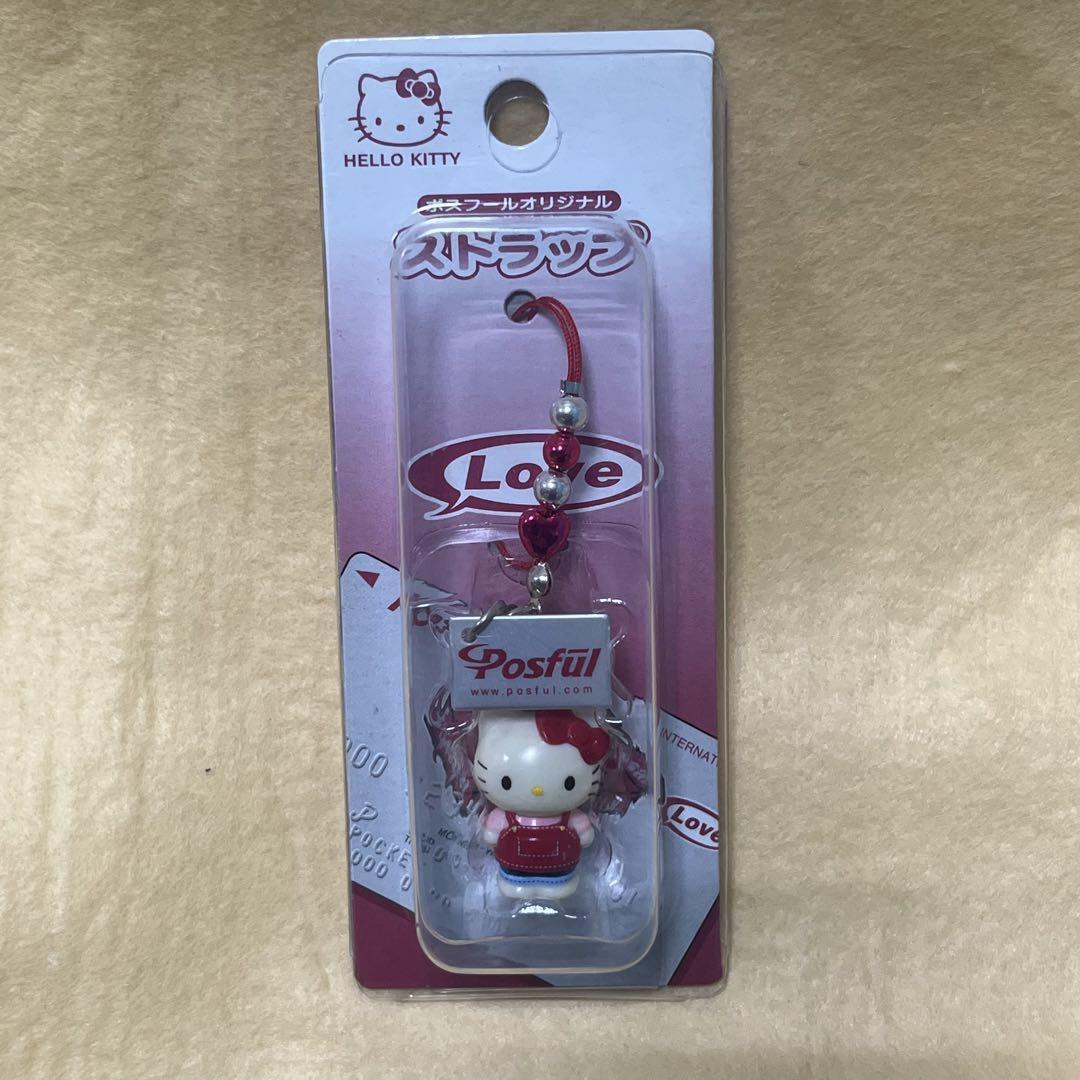 キティ ポスフール限定 ストラップ 非売品【サンリオ】ハローキティ ポスフール限定 ストラップ 傷つい