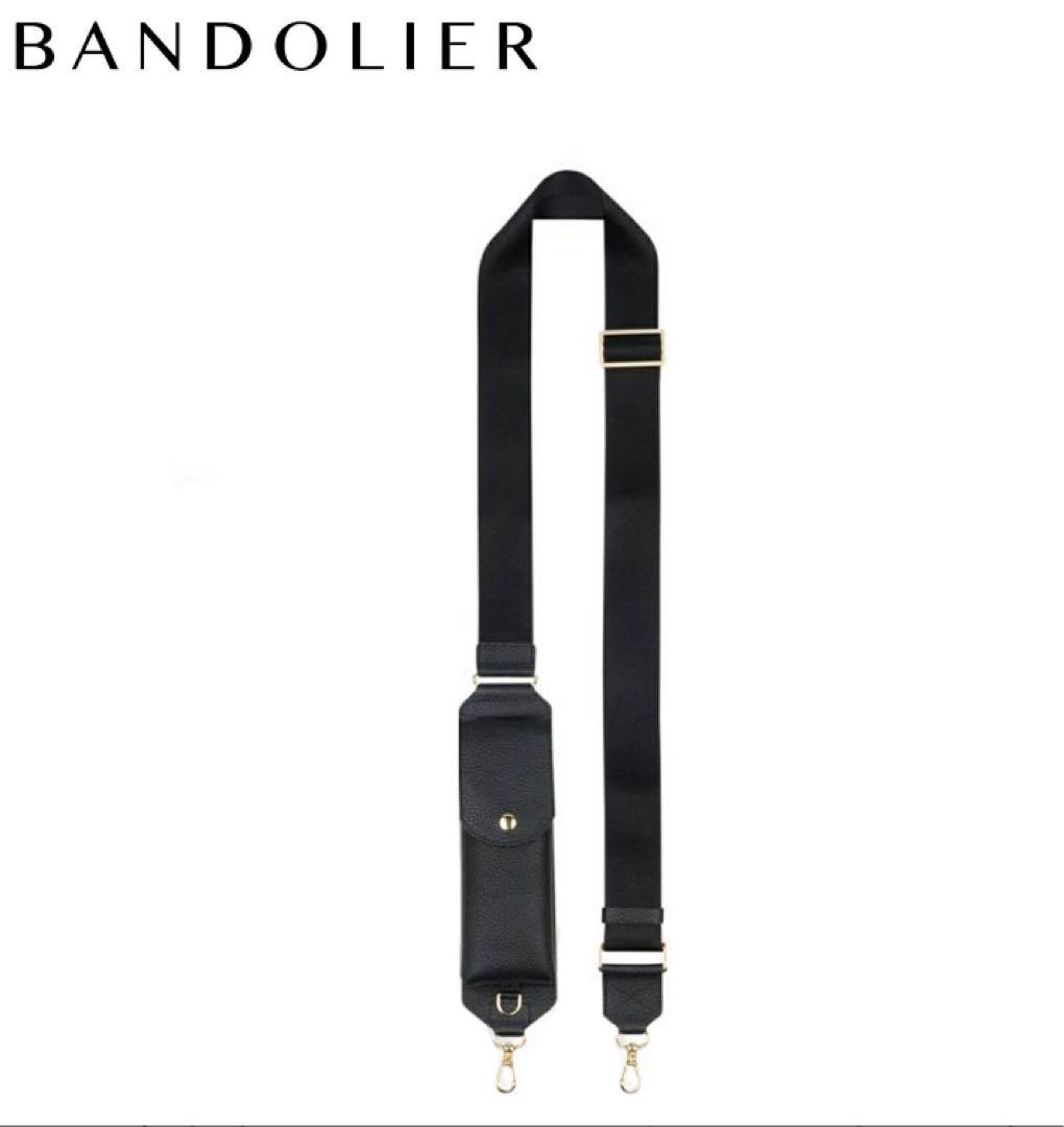 BANDOLIER ブラックストラップ BONNIE STRAP ボニー ストラップ | バンドリヤー(BANDOLIER