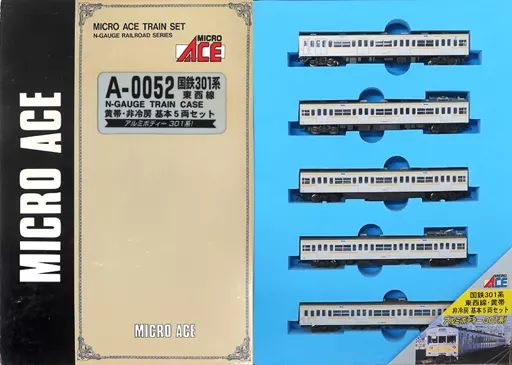 中古】鉄道模型 1/150 301系東西線黄帯・非冷房 切り出し 基本5