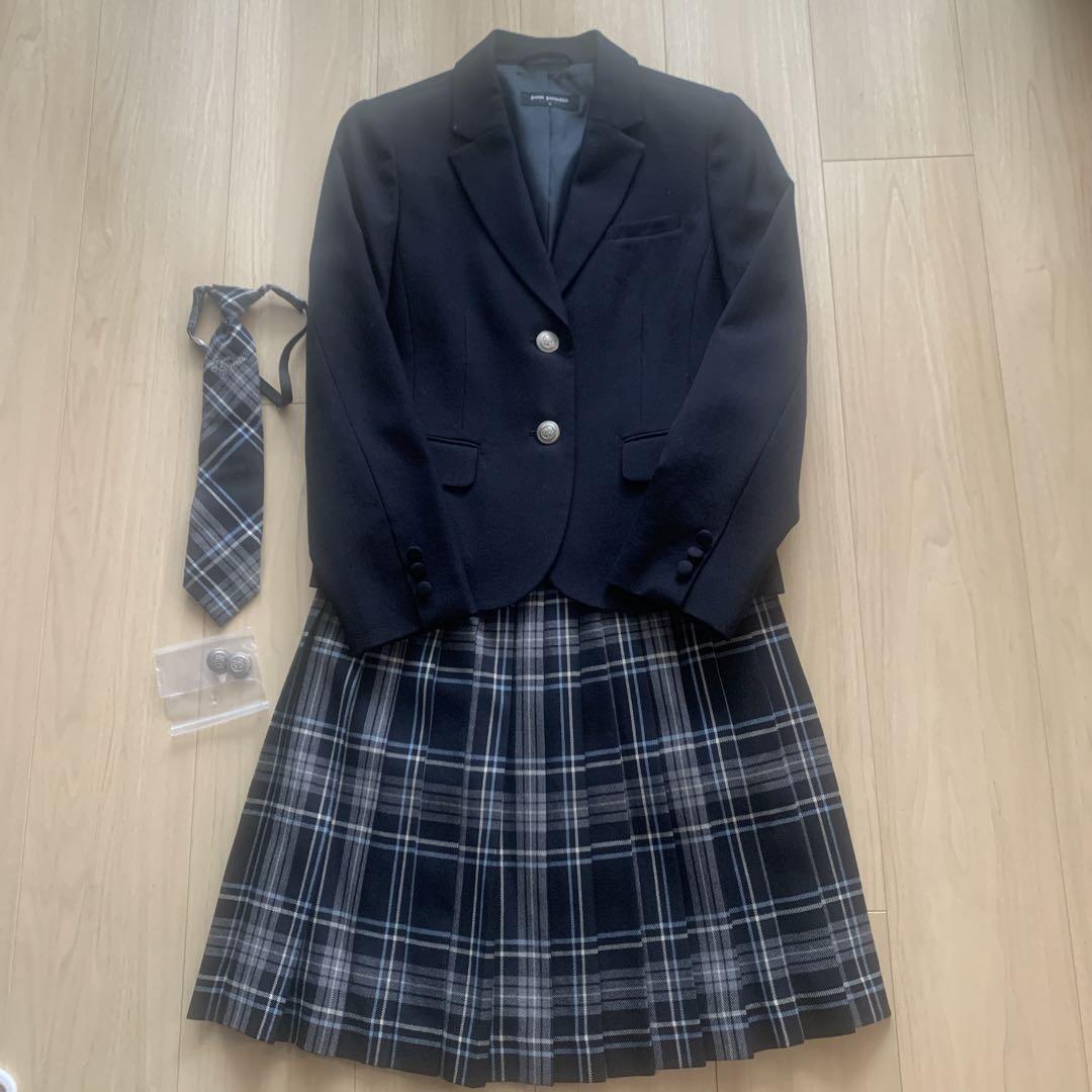 ポンポネット 中学受験 卒服 フォーマルスーツセット160 ポンポネット 卒服 受験 面接 スーツ4点セット - メルカリ
