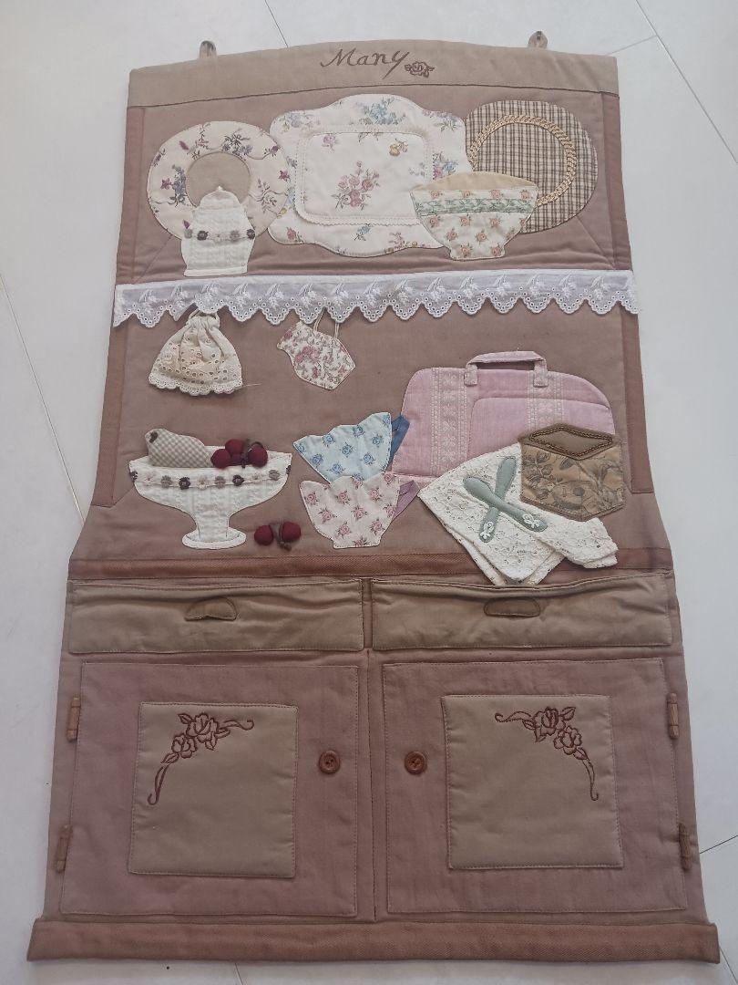 定番の中古商品 パッチワーク MANYさんの作品 収納ポケット付き壁掛け収納 その他