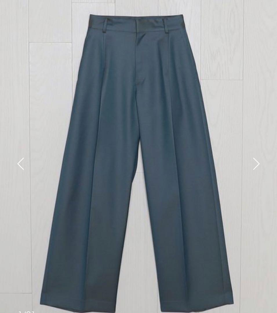 H BEAUTY&YOUTH UNITED ARROWS ギャバ バギーパンツ 新品】H BEAUTY&YOUTH ギャバ バギーパンツ（H BEAUTY&YOUTH