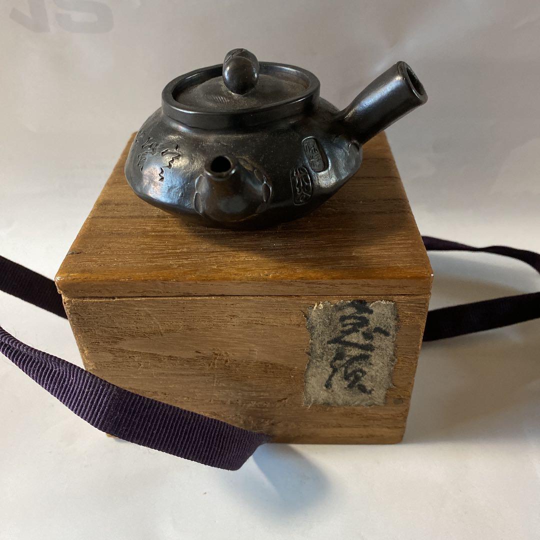 陶瓷器   明治期米谷造の急須   煎茶道具 陶瓷器 明治期米谷造の急須 煎茶道具（即日対応。古道具 骨董品