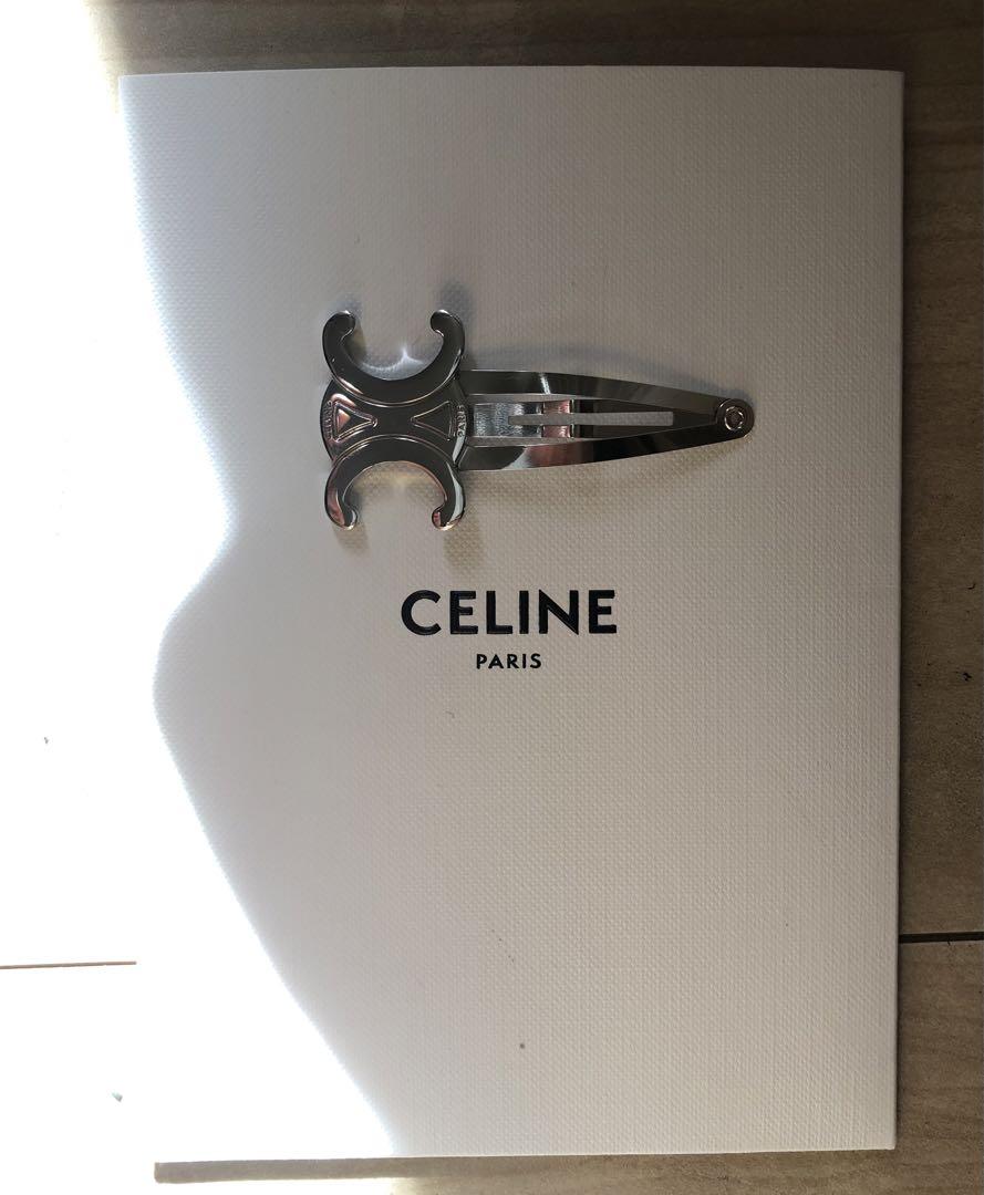 セリーヌ ヘアクリップ一個celineレシート原本付きCELINE