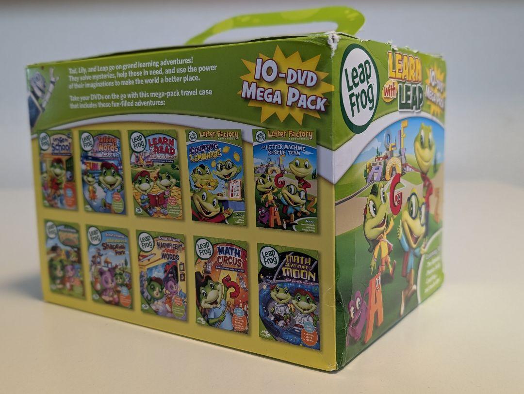 【9枚新品未開封　1枚開封済み】LeapFrog 10枚組 DVDセットパック 9枚新品未開封 1枚開封済み】LeapFrog 10枚組 DVDセットパック