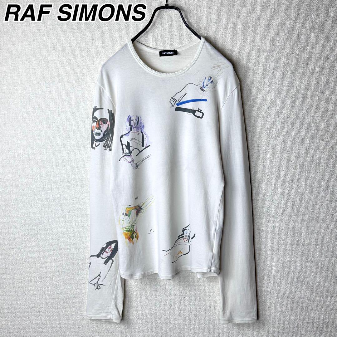 RAF SIMONS アート カットソー ロンT 希少 ラフシモンズ RAF SIMONS - RAF SIMONS ラフシモンズ 22SS Oversized Solemn-X