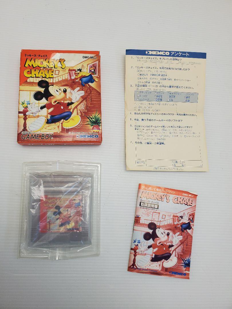 ゲームボーイ　ソフト　ミッキーズチェイス　ミッキー　ディズニー　レア　箱　説明書 ミッキーズ・チェイス』1992年／ゲームボーイ - レトロゲームの