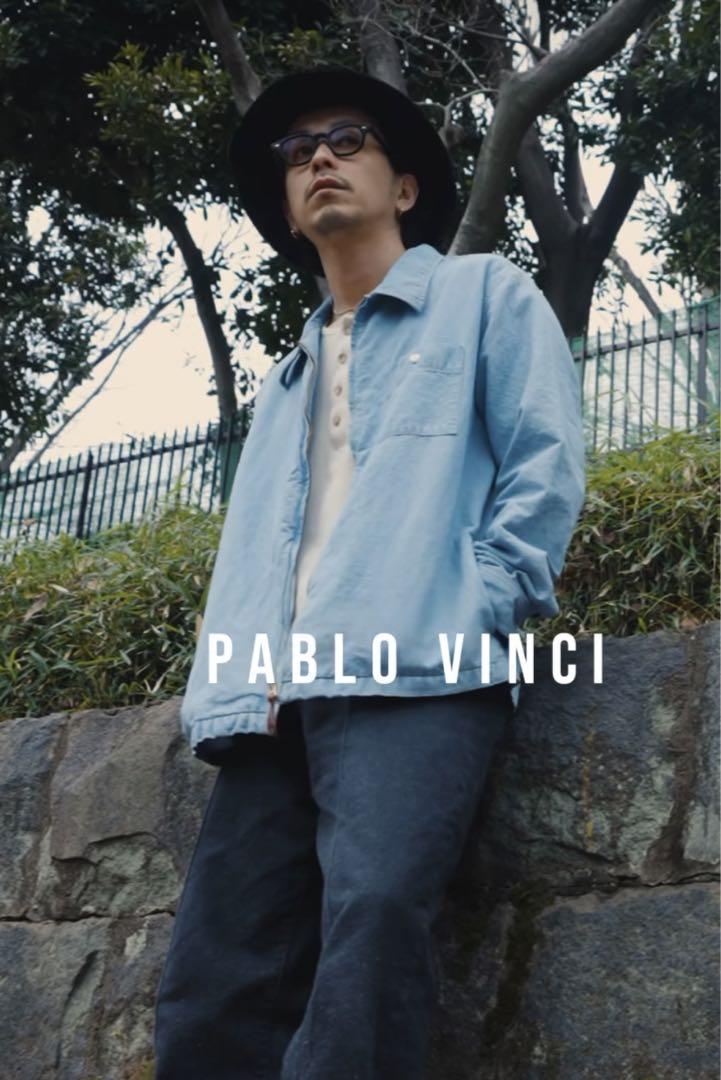 かわしまたかひろ　pablo-vinci Chambray zip shirt かわしまたかひろ pablo-vinci Chambray zip shirt（POVJ Bryan