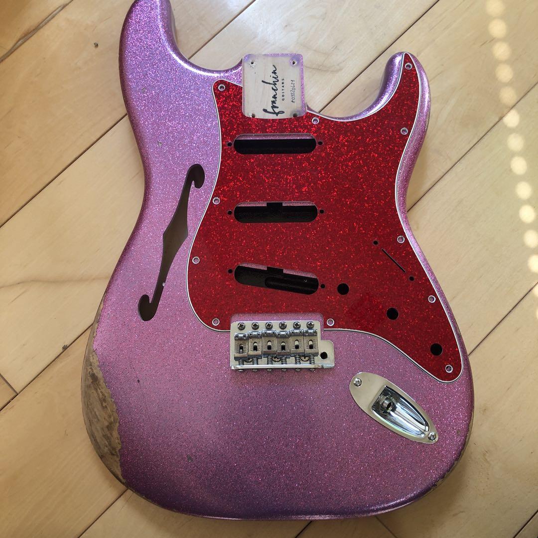 ギター Franchin Guitar Strat Thinline body Franchin Guitar Strat Thinline body - メルカリ