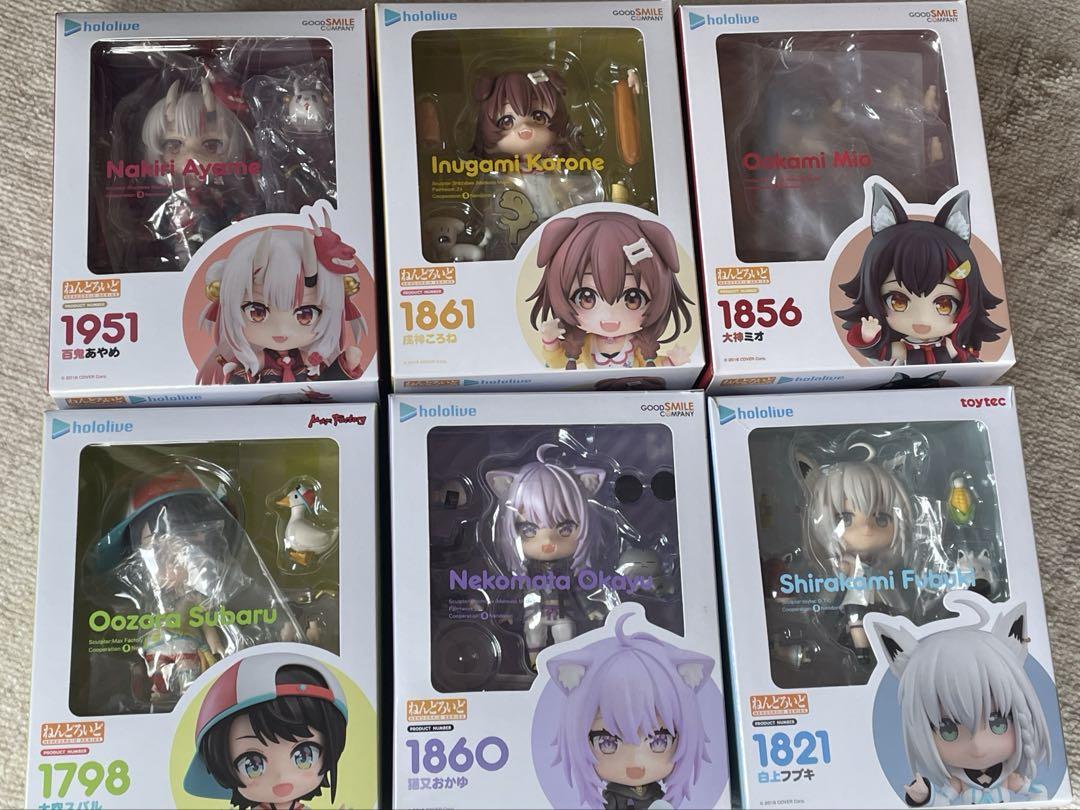 ★ホロライブ　ねんどろいど　フィギュア　まとめ売り　6体セット ホロライブ6期生・holoXがねんどろいどで勢ぞろい！壱百満天原