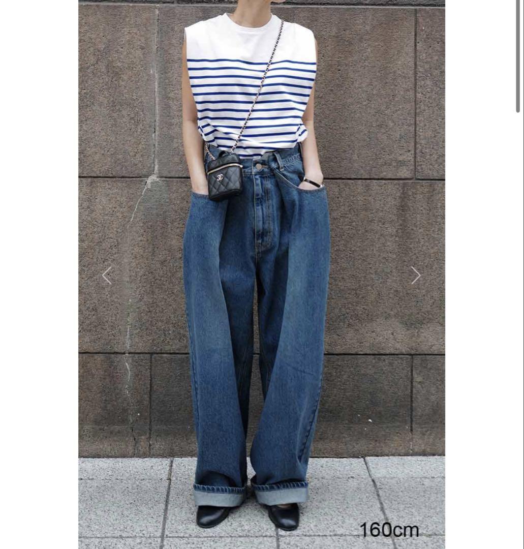 MACHATT ウエストタックデニム ブルー 36 ウエストタックデニム（ブルー） | MACHATT ONLINE STORE