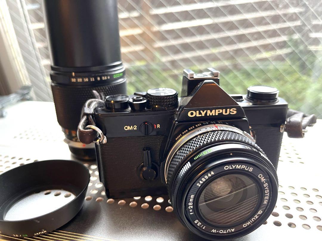 OLYMPUS OM-2 28mm f3.5 他 一眼レフカメラ レンズ付き（およそ