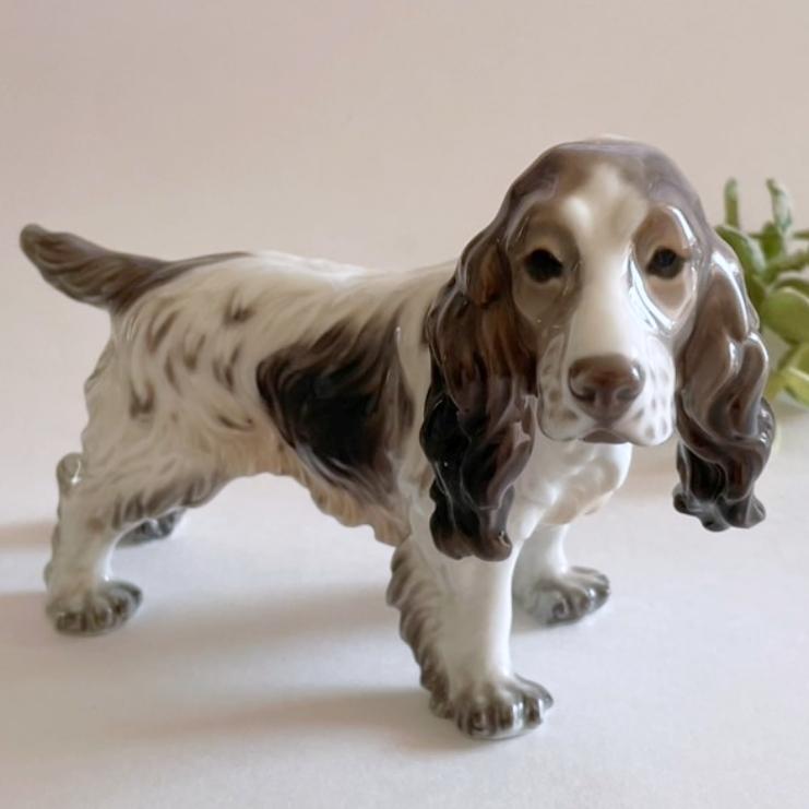 ダール イェンセン Dahl Jensen 犬 コッカースパニエル フィギュリン ダール イェンセン Dahl Jensen 犬 コッカースパニエル フィギュ