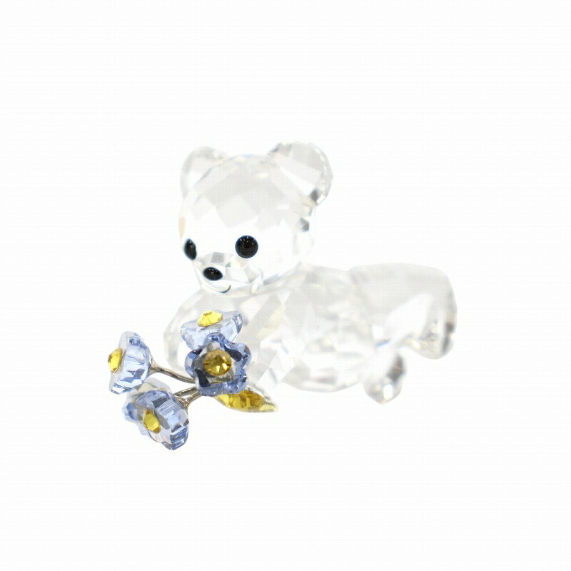 【未使用】スワロフスキー クリスベア わすれな草 刻印有り　忘れな草 ブルー スワロフスキー クリスベア FORGET-ME-NOT SWV5-427-993 19SS
