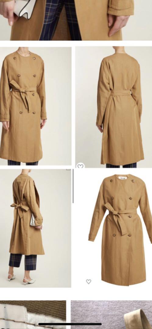 ACNE STUDIOUS スプリングコート Acne Studios - Acne Studios トレンチコート スプリングコート