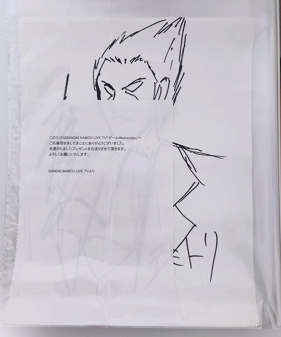 希少 檜山修之 直筆サイン入り デミトリ イラスト 画用紙 ポスタースリーブ付き 希少 檜山修之 直筆サイン入り デミトリ イラスト 画用紙
