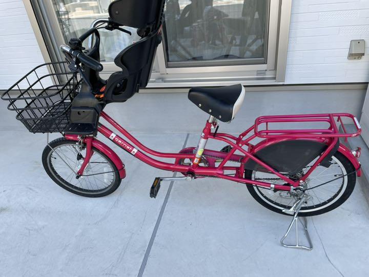 アサヒサイクルガーネットgarnet20インチ非電動子乗せ対応自転車 アサヒサイクルガーネットgarnet20インチ非電動子乗せ対応自転車