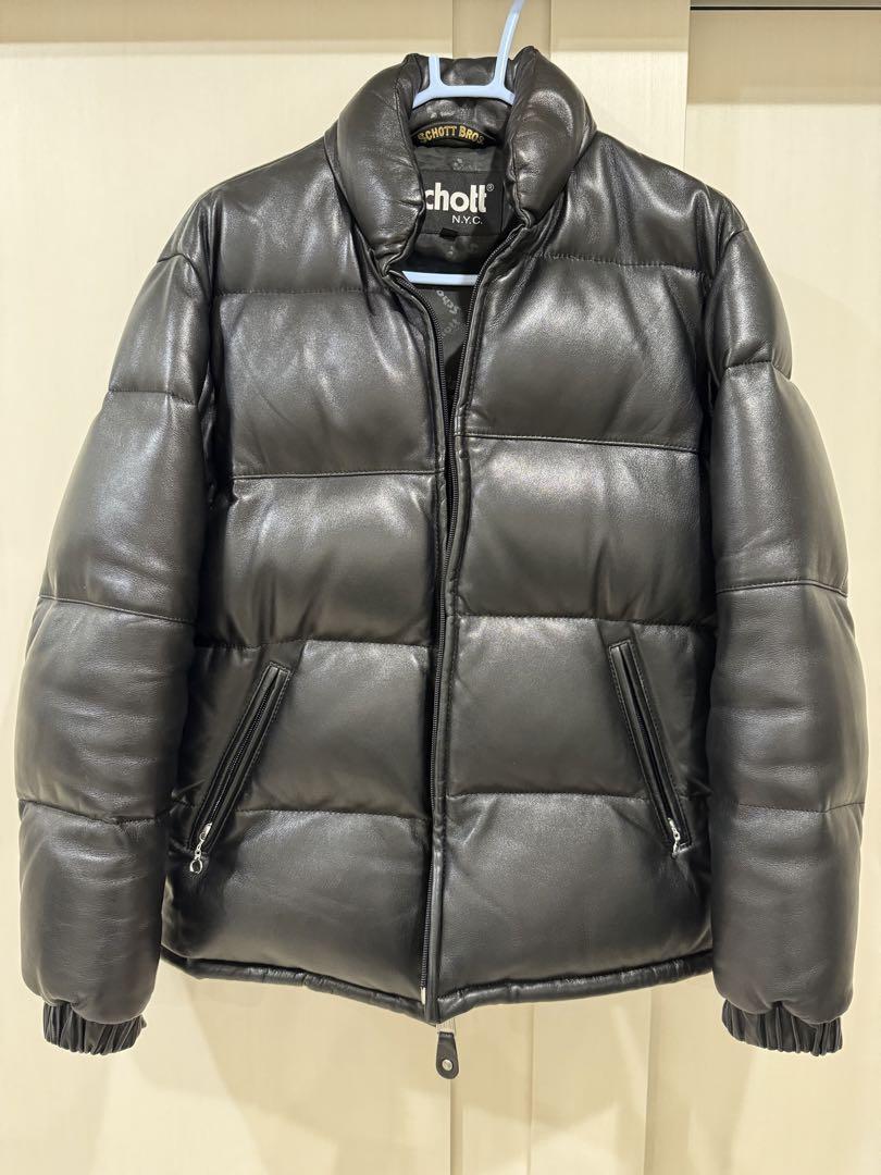 Schott レザーダウンジャケット Sサイズ（ブランド一覧