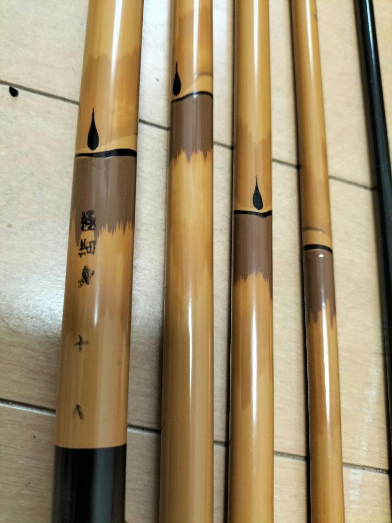 へら竿　和竿　　硬調　極細身　18尺　6本継　並継 へら竿 和竿 竹竿 硬調 極細身 18尺 6本継（Yahoo!オークション