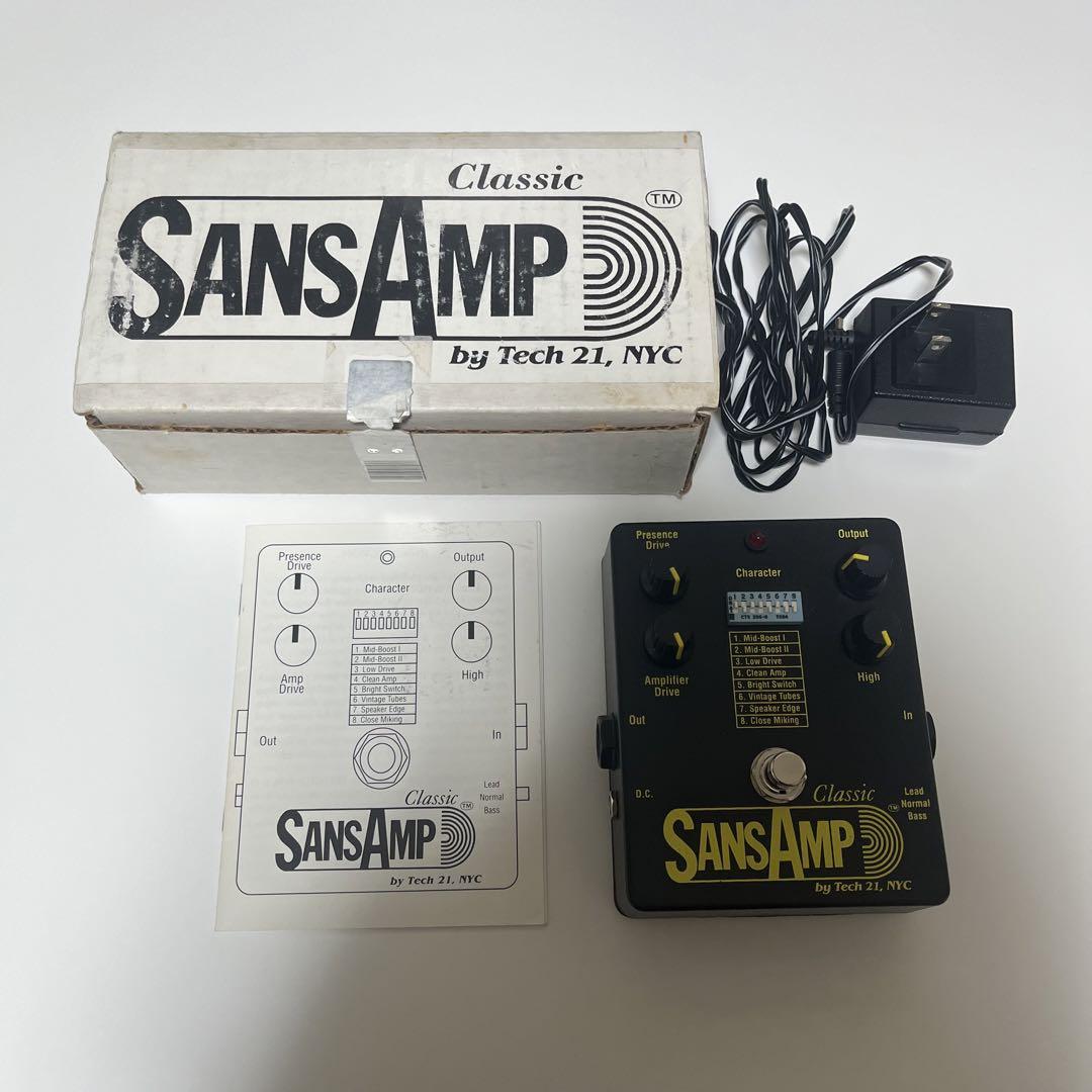 【美品】SansAmp Classic by Tech 21 サンズアンプ あの SansAmp CLASSIC が帰ってきた！SansAmp Classicを復刻！
