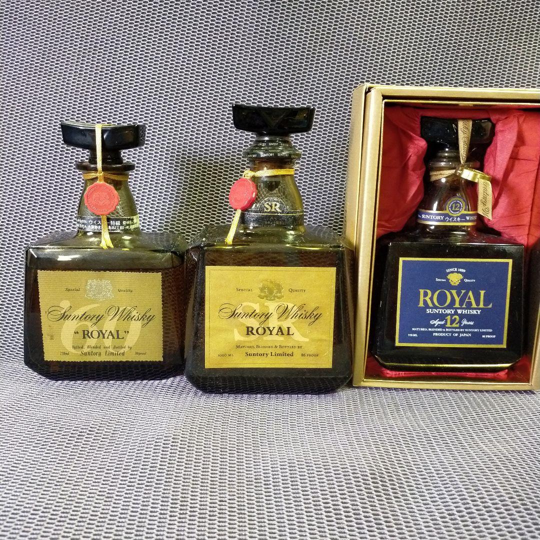 サントリーローヤル'60 720ml/SR1000ml/12年　計3本 サントリーローヤル'60 720ml/SR1000ml/12年 計3本（サントリー