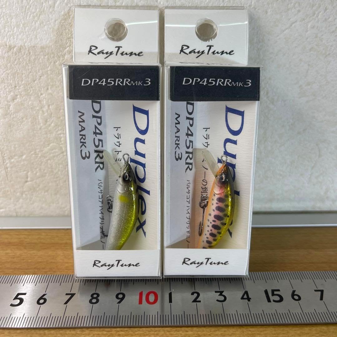 RayTune DP45RR mk3 トラウト 渓流 ルアー 2色セット DP45RR MARK3 バルサコア ハイブリッドミノー | 渓流ルアー