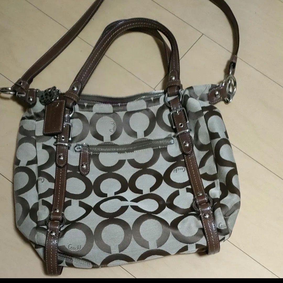 2504-215｜美品｜コーチ オプアート 2WAY ショルダーバッグ ブラウン COACH - 2504-215｜美品｜コーチ オプアート 2WAY ショルダー