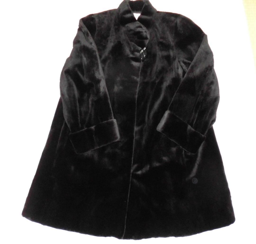 ☆美品☆　サガミンク　Altima　大きめ　毛皮セミロングコート　毛質柔らか ☆美品☆ サガミンク Altima 大きめ 毛皮セミロングコート 毛質
