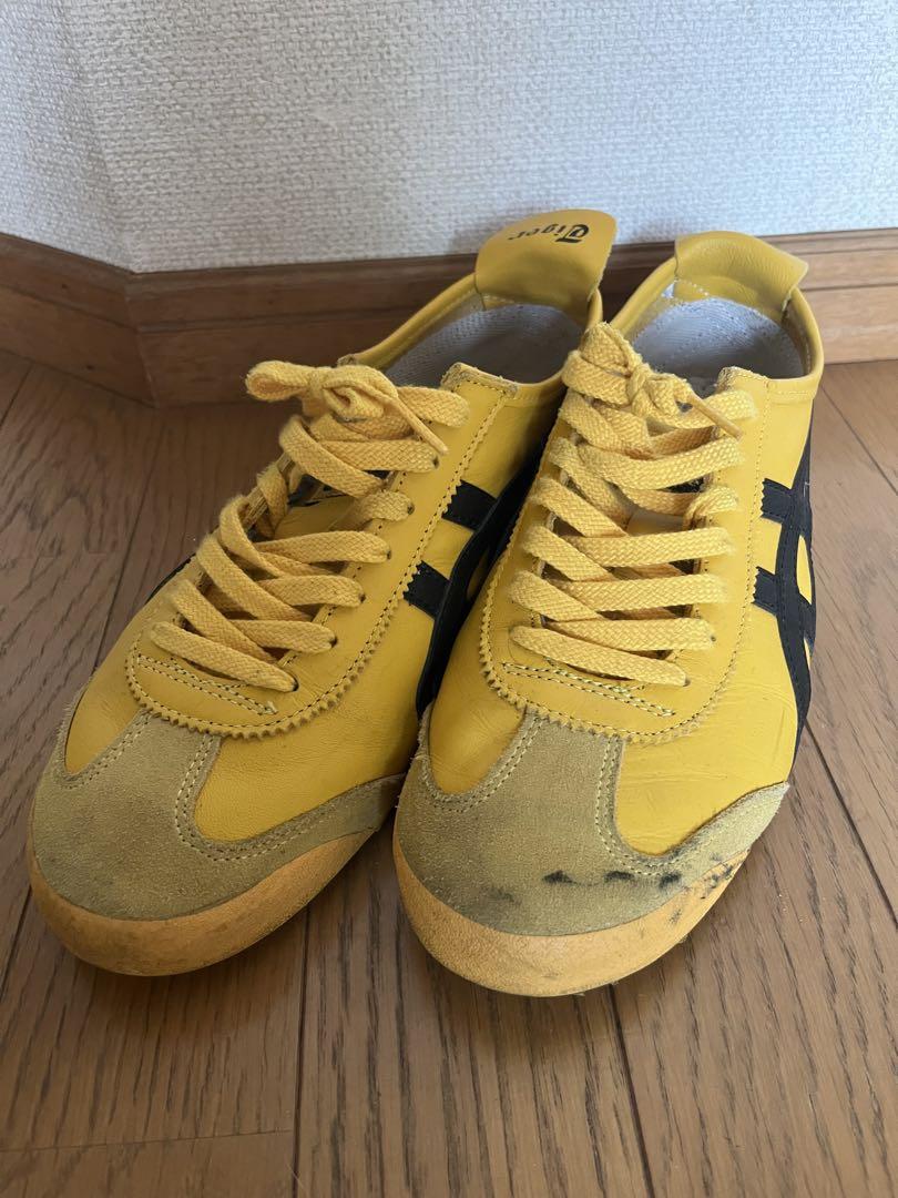 Onitsuka Tiger イエロー スニーカ Onitsuka Tiger イエロースニーカー （オニツカタイガー