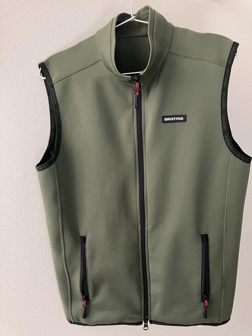 ブリーフィング ゴルフ ベスト ジャケット 深緑 （MEN'S