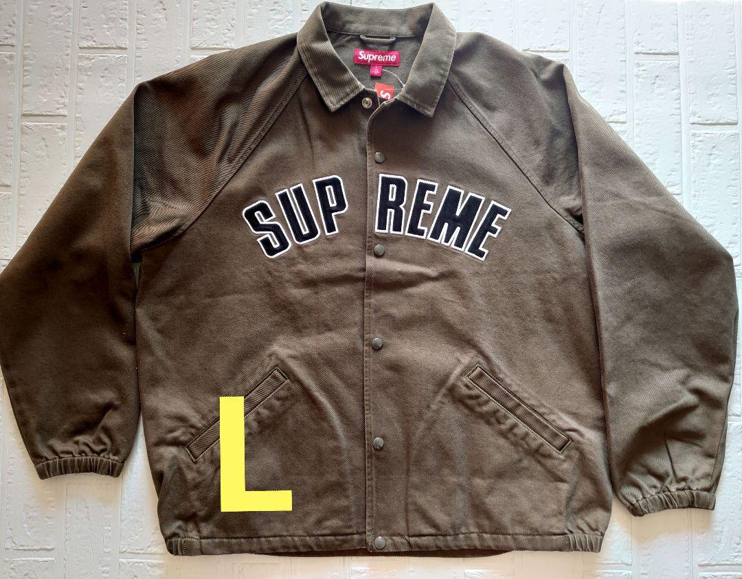Supreme ARC デニムコーチ ジャケット オリーブ L Supreme Arc Denim Coaches Jacket Olive Men's - SS24 - US
