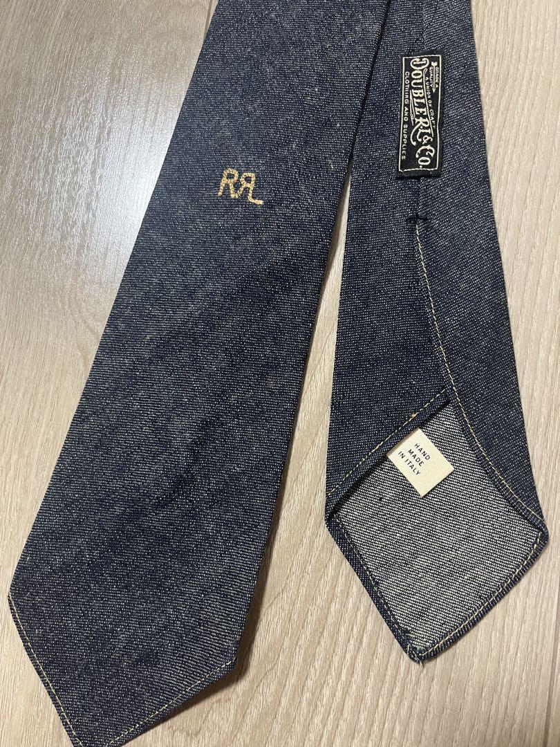 RRL デニムネクタイ RRL Stitched Denim Neck-Tie ダブルアールエル デニム タイ