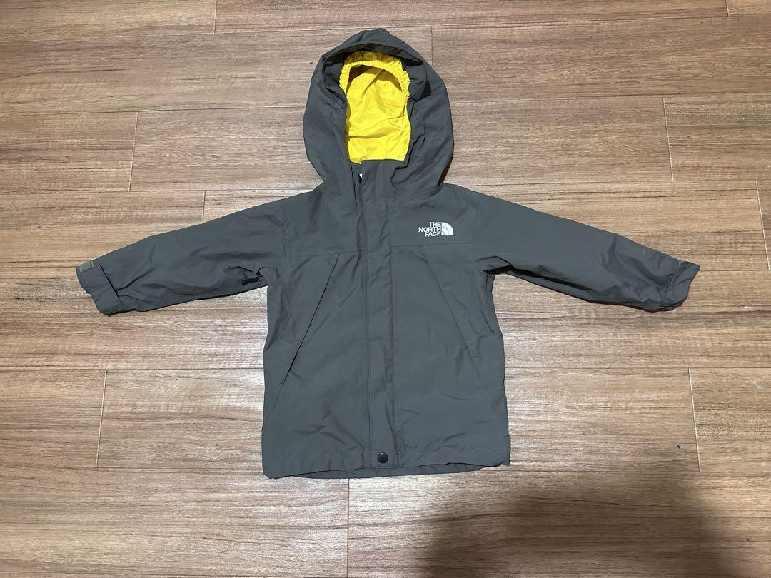 THE NORTH FACE スクープジャケット　キッズ　カーキ／イエロー 公式・限定】スクープジャケット（キッズ）｜ザ・ノース