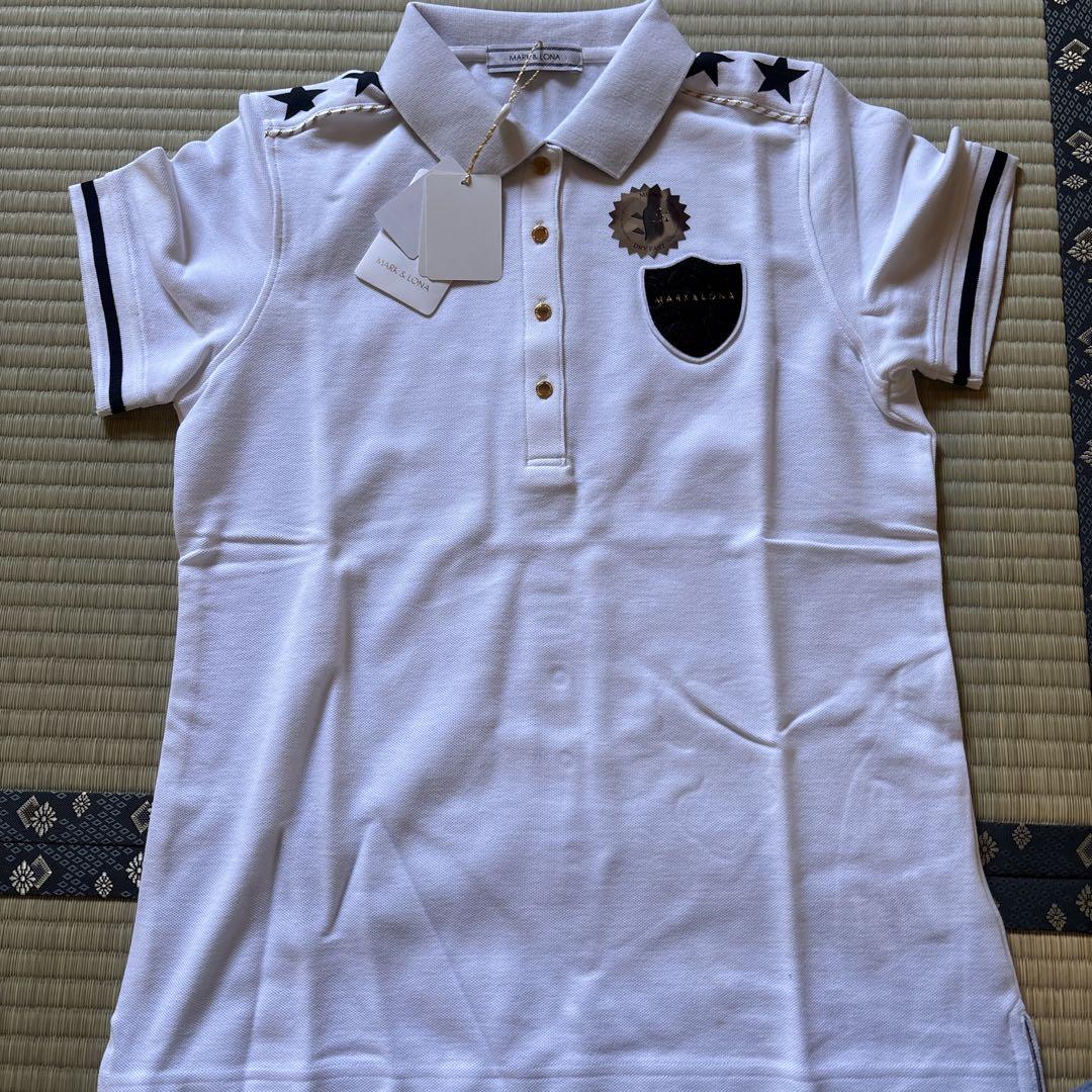 MARK & LONA ベーシック　定番　ホワイト　ポロシャツ　L タグ付未使用｠MARK & LONA ホワイトポロシャツ - メルカリ