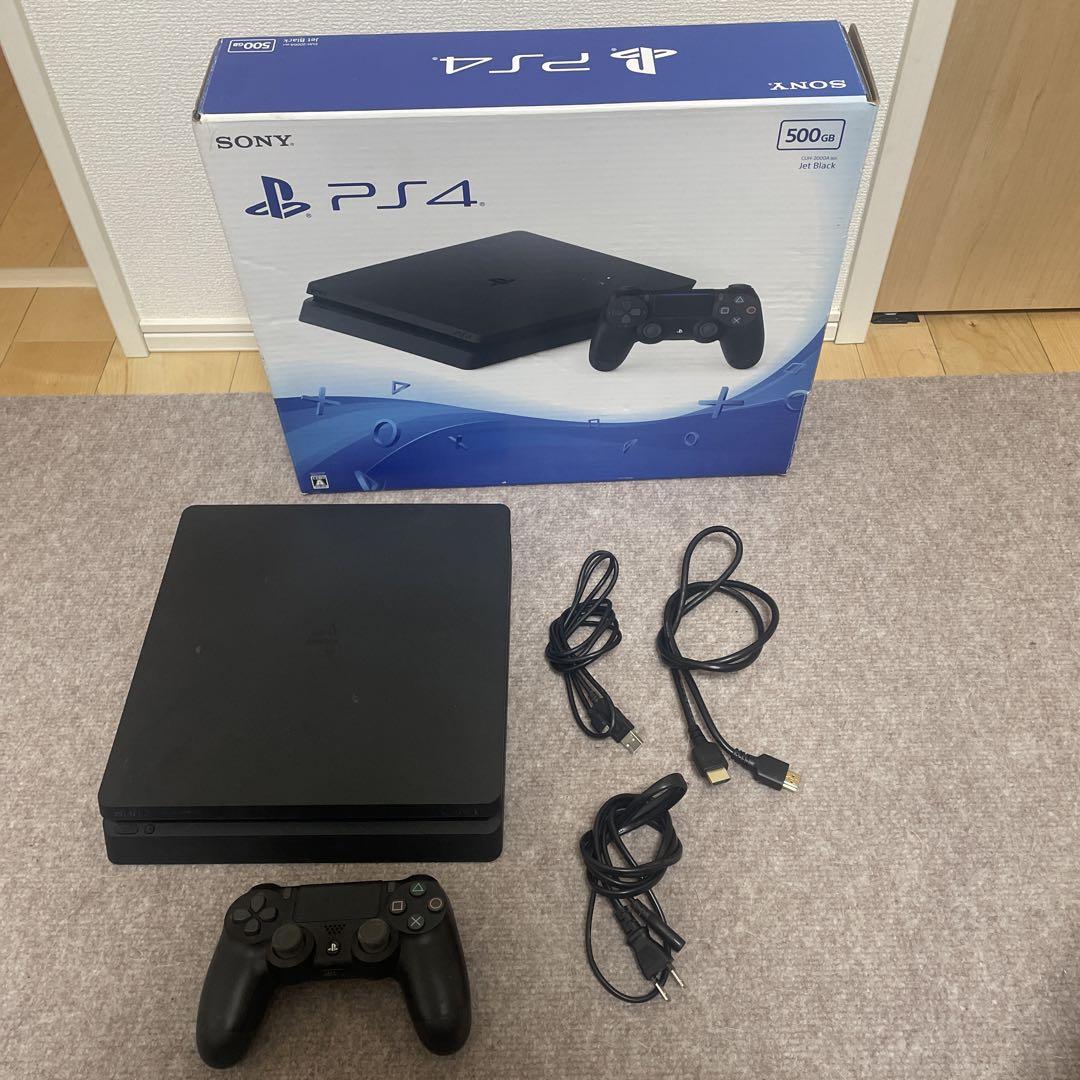 PlayStation4 ジェット・ブラック 500GB 本体+コントローラー